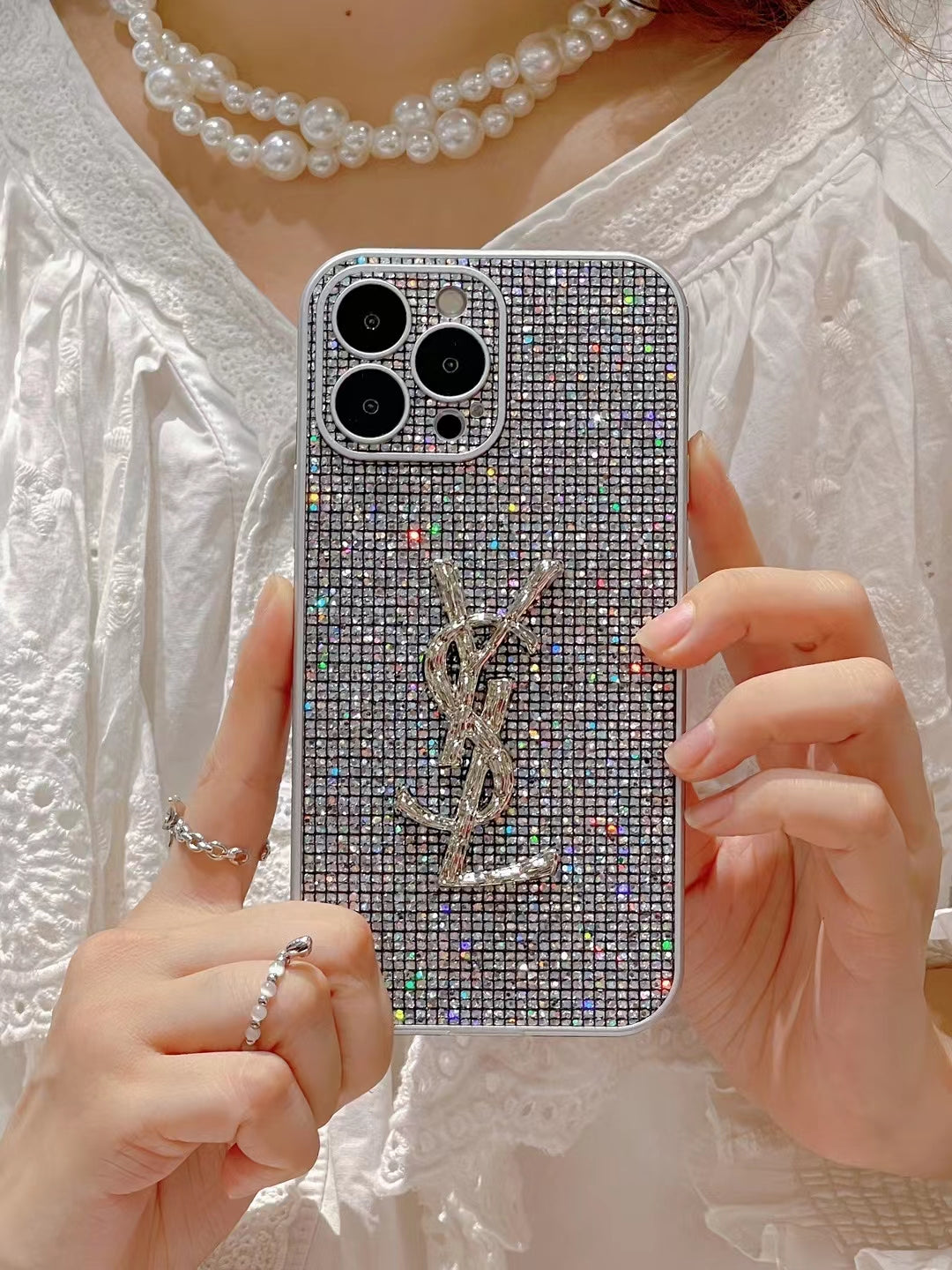 Y.S.L Glitter iPhone Cases