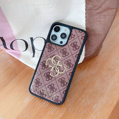 Guess Canvas Logo iPhone Case