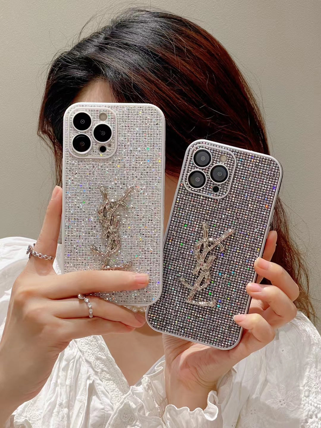 Y.S.L Glitter iPhone Cases