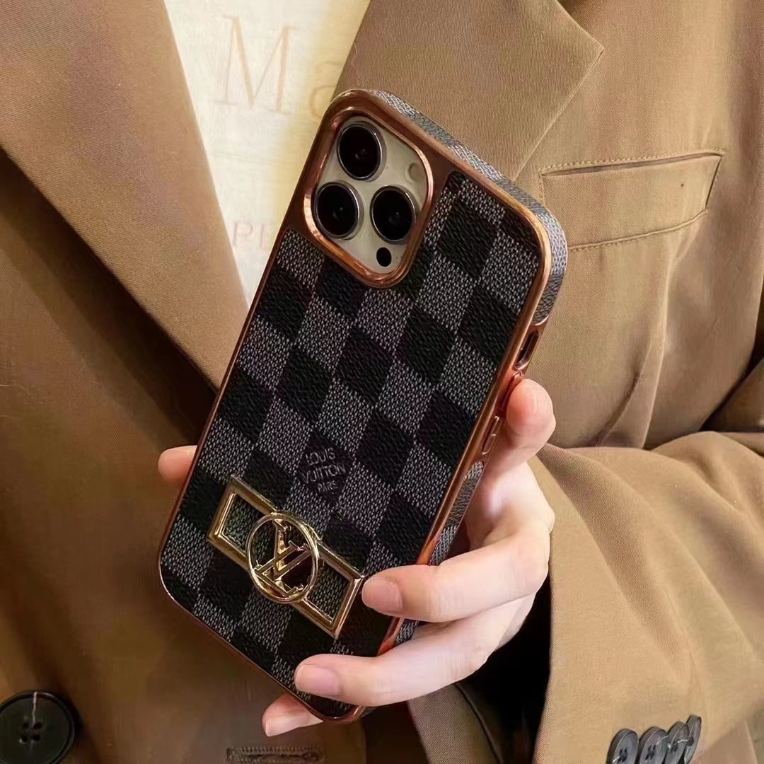 L.V Classic 3D Logo iPhone Case