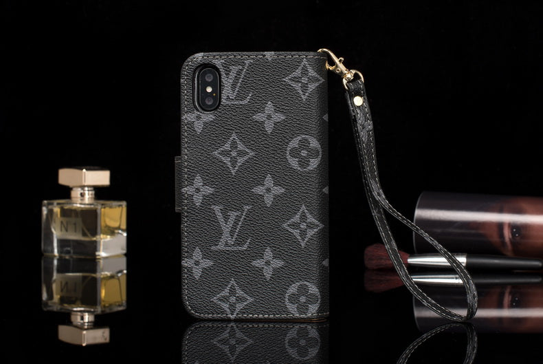 L.V Flip One Side Wallet iPhone Case