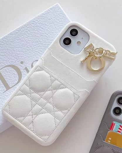 CD Pastel Back Card Slot iPhone Cases