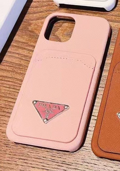 P.R Classic Card Slot Logo iPhone Case