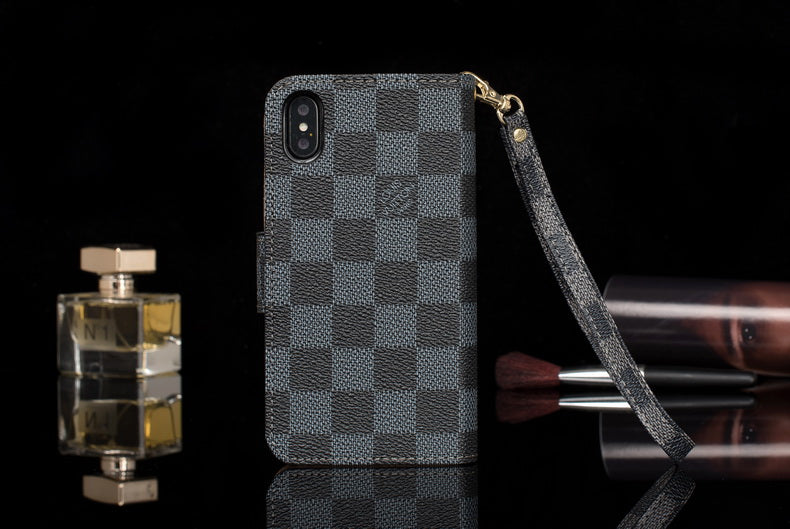 L.V Flip One Side Wallet iPhone Case