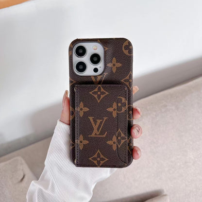 L.V Back Card Slot iPhone Case