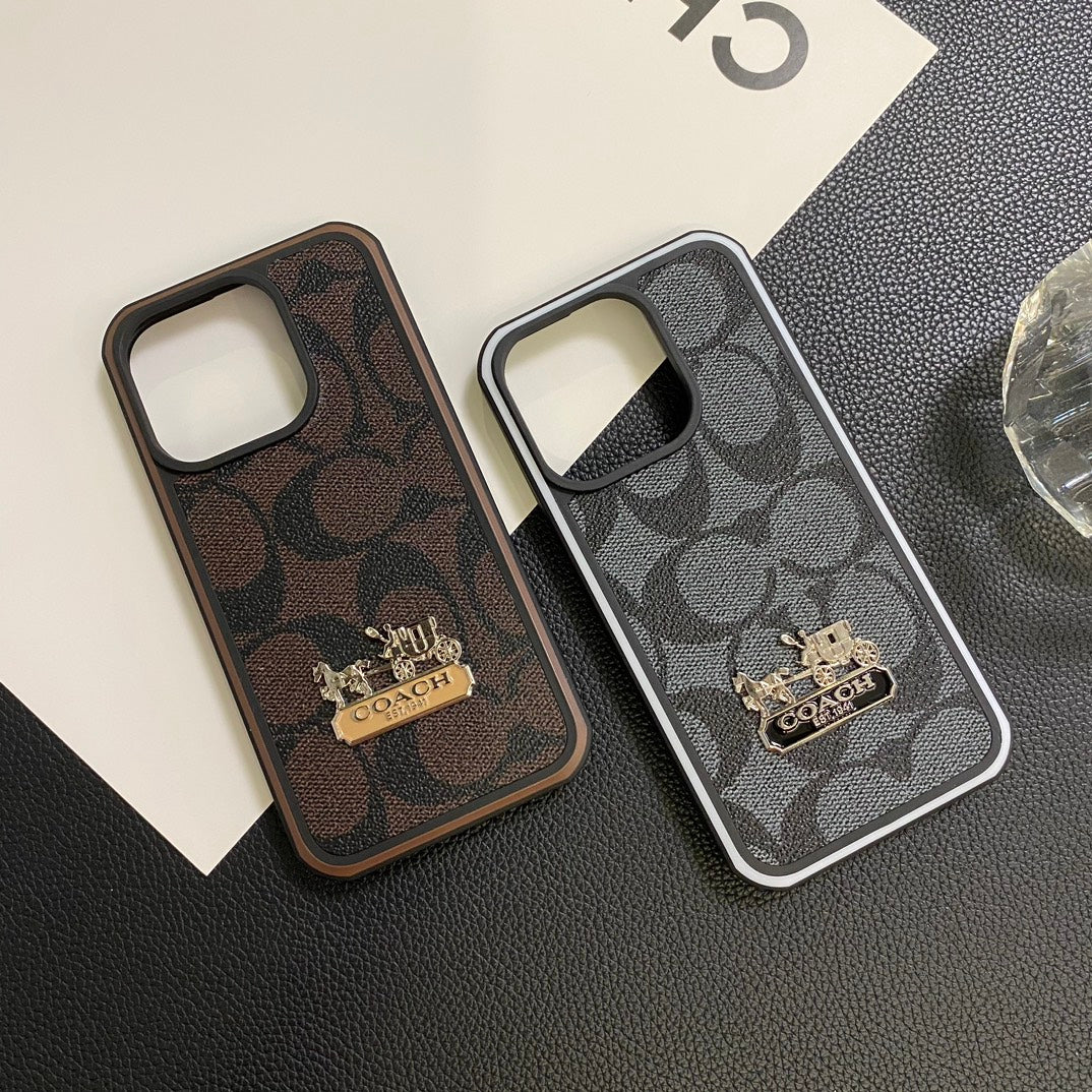 Coach Classic Pattern iPhone Cases