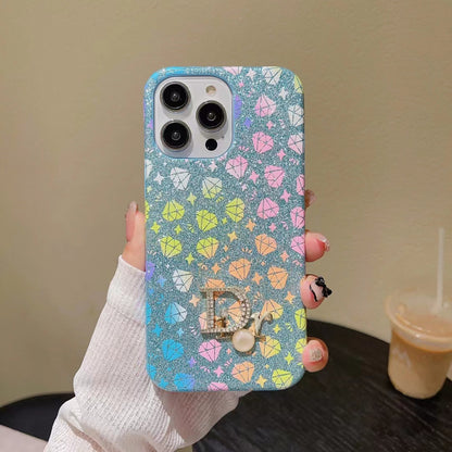 CD Diamond Printed iPhone Case