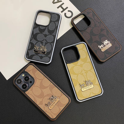 Coach Classic Pattern iPhone Cases