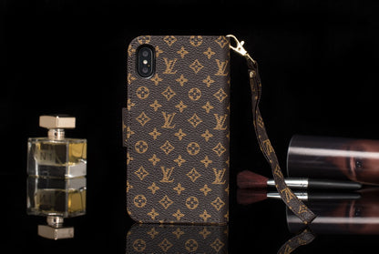 L.V Flip One Side Wallet iPhone Case