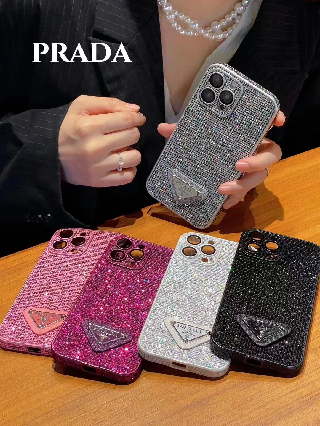 P.R Glitter iPhone Case