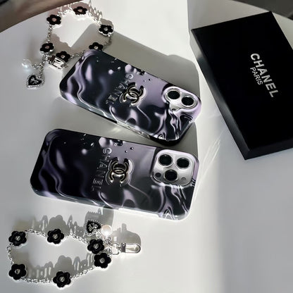 CN Y2K Monochrome Glossy iPhone Cases