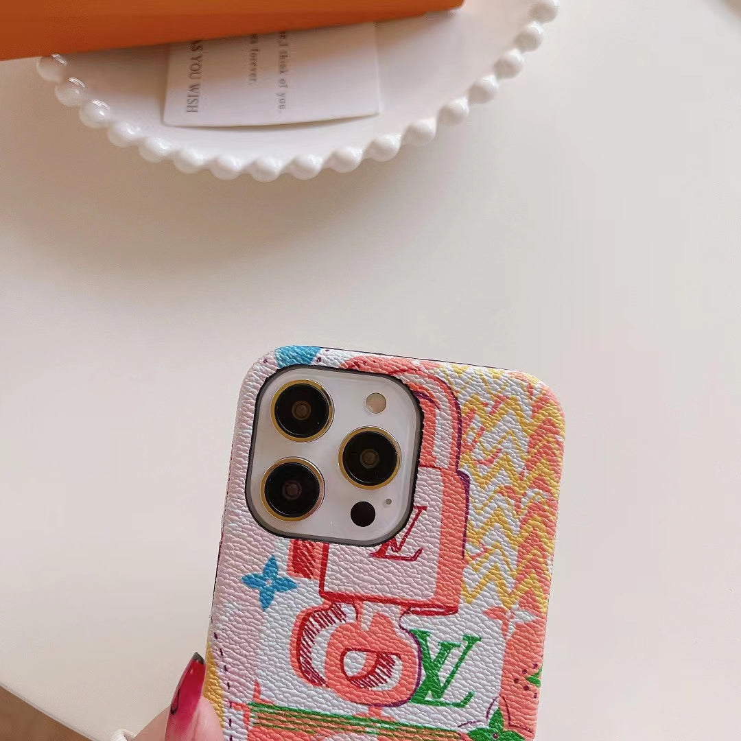 L.V Graphic Design iPhone Case