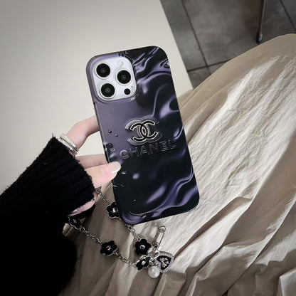 CN Y2K Monochrome Glossy iPhone Cases