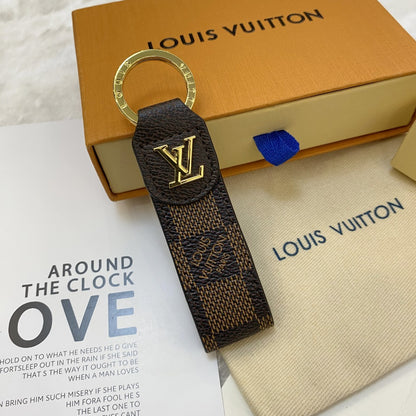 L.V Classic Logo Design Key Chain