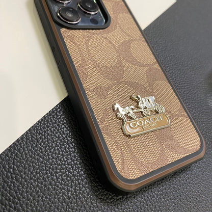 Coach Classic Pattern iPhone Cases