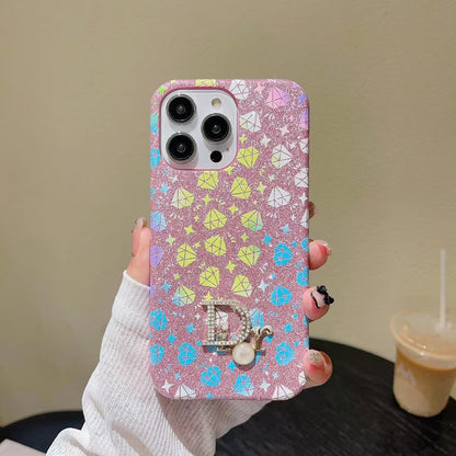 CD Diamond Printed iPhone Case