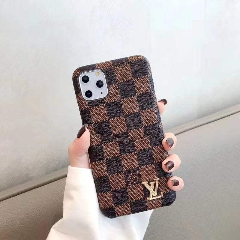 L.V Back Card Slot iPhone Case