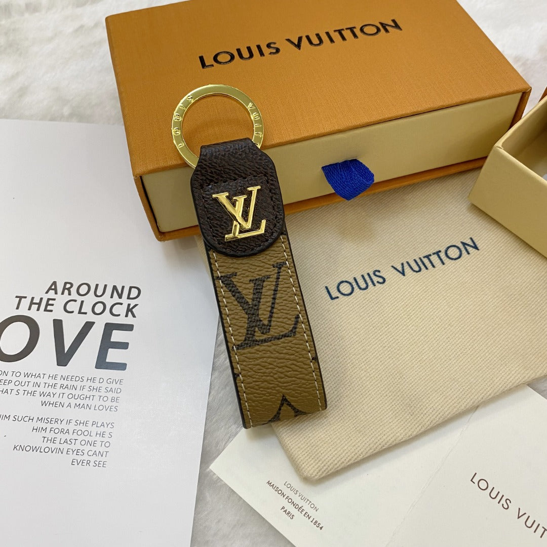 L.V Logo Key Chain