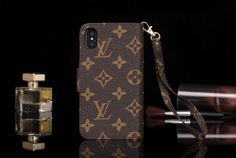 L.V Flip One Side Wallet iPhone Case