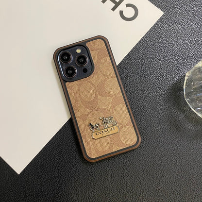 Coach Classic Pattern iPhone Cases