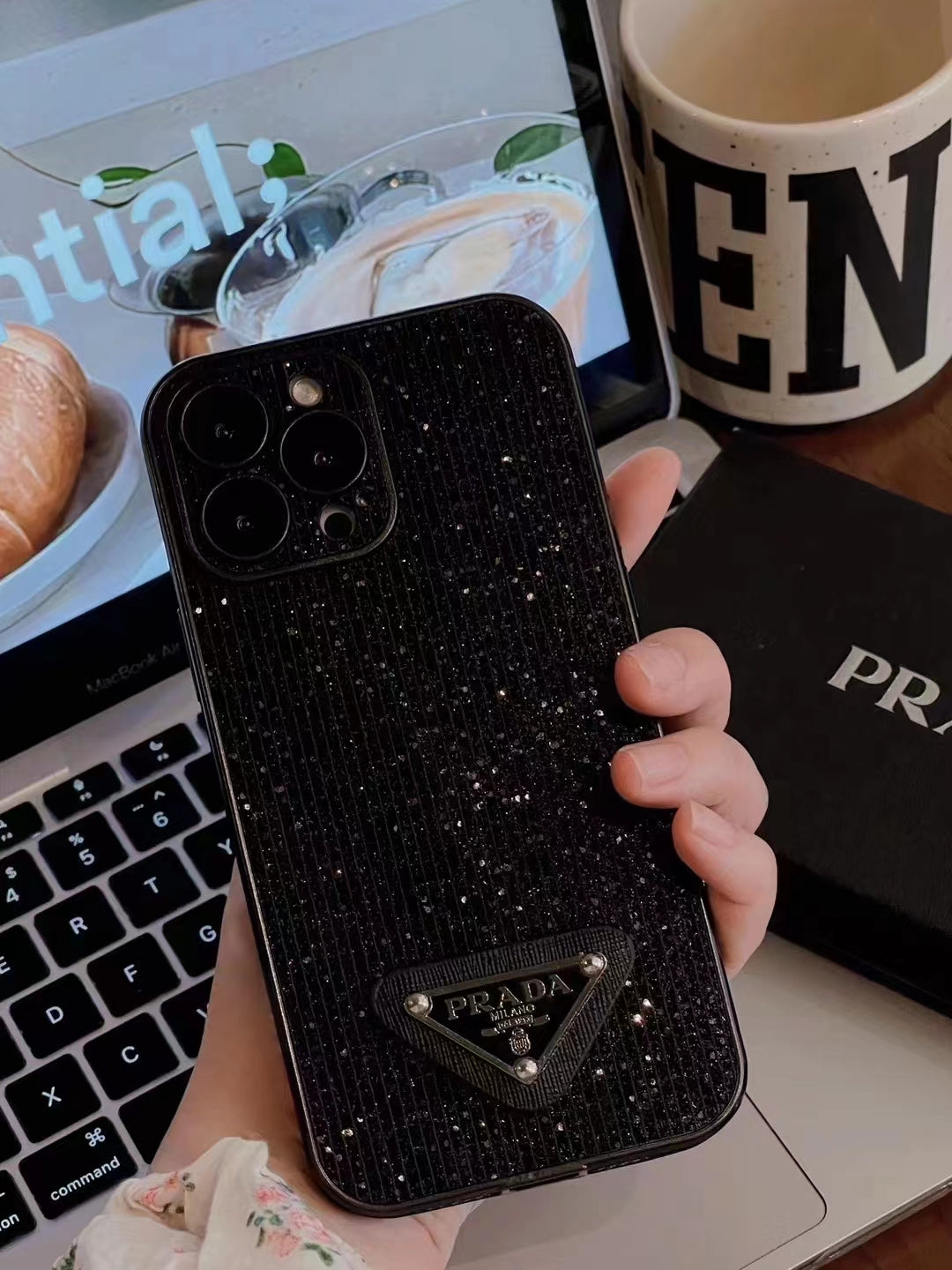 P.R Glitter iPhone Case