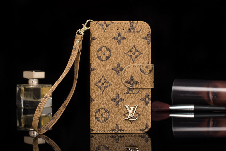 L.V Flip One Side Wallet iPhone Case