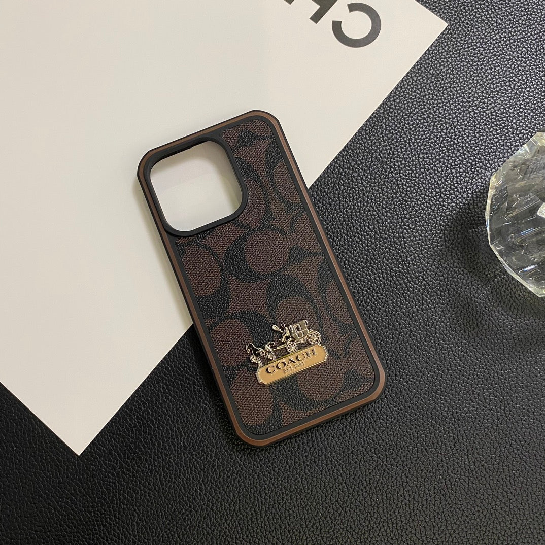 Coach Classic Pattern iPhone Cases