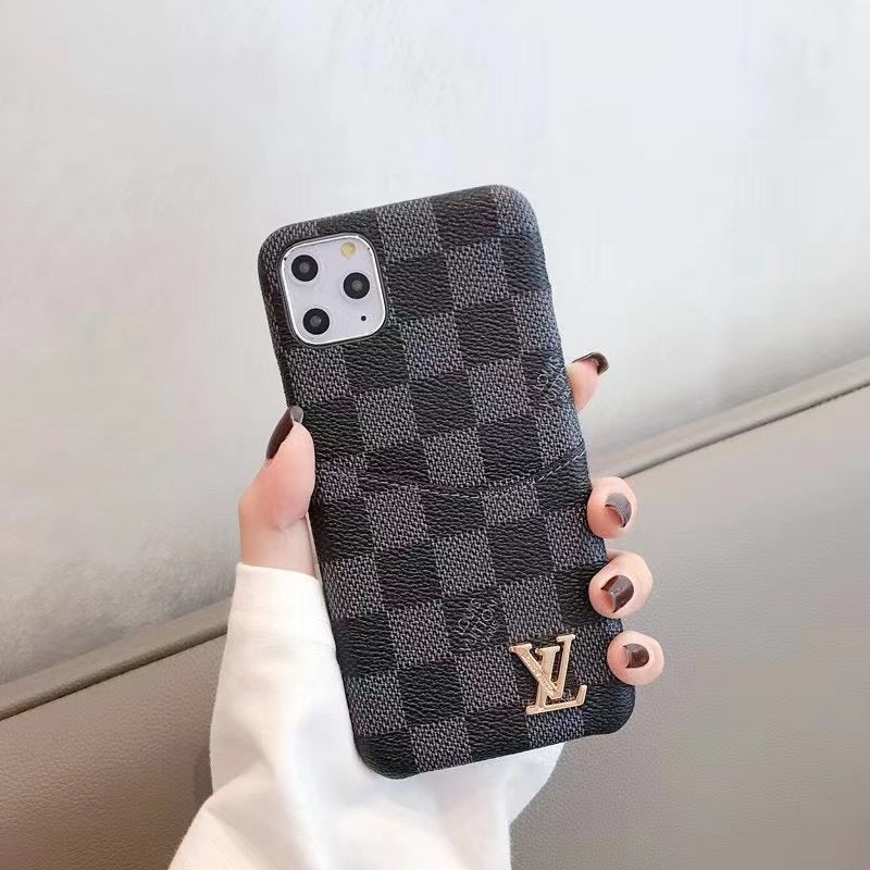 L.V Back Card Slot iPhone Case