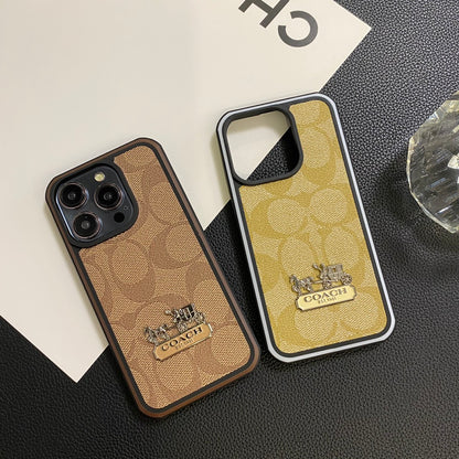 Coach Classic Pattern iPhone Cases