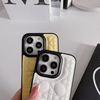 CD Puffer Black and White iPhone Case