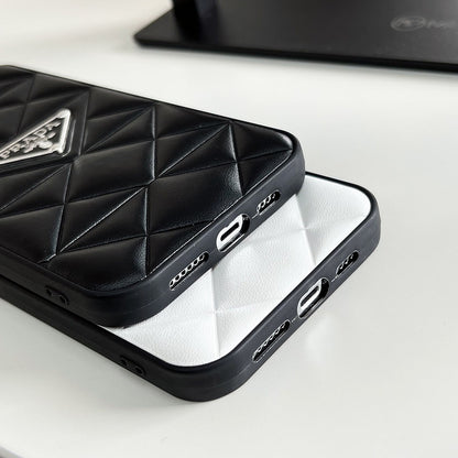 PR Puffer Black & White Contrast iPhone Case