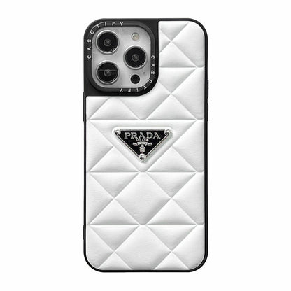 PR Puffer Black & White Contrast iPhone Case